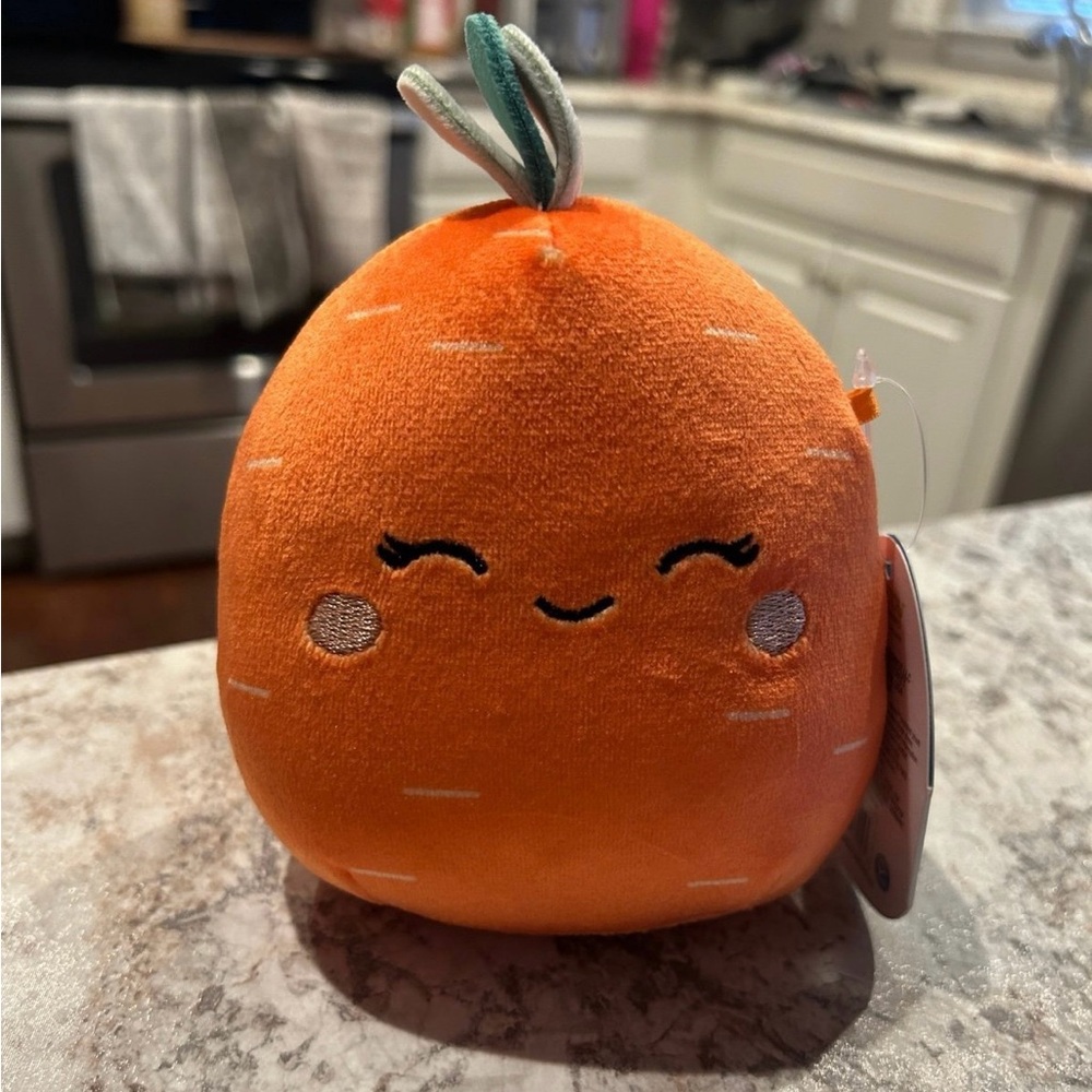 Squishmallows Caroleena the Carrot 5" Stuffed Plush NWT
